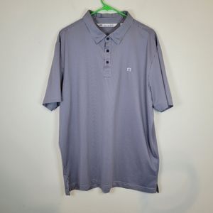 Travis Mathew Men's Polo Size XL Gray